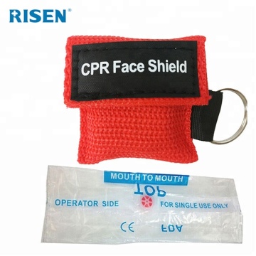 Professional cpr mask keychain