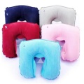 Inflatable car neck support massage travel pillow