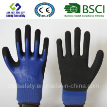 Gants givrés au latex, Gants de travail de sécurité de finition sablonneuse (SL-RS306)