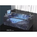 Luxury 2 personnes Hydromassage baignoire avec oreiller