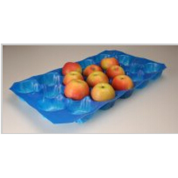 Standard Food Safety Grade Thermoformed Blister Packaging Perforated Apple Packing Tray Made of PP