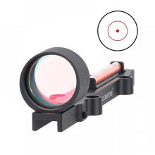 1X28Lightweight Fiber Optic Sight Fit Shotguns Rib Rail