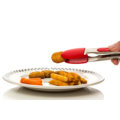 Tongs calientes del alimento del vendedor con las extremidades del silicón