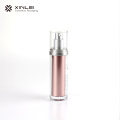 100ml Standard cylinder pink cosmetic lotion pump bottle