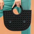 Silicone Top Handle Satchel Shoulder Tote Bags