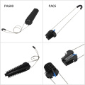 Câble de câble impératif en plastique Plasque à fibre d&#39;ancrage Fiber Optic Cable Cable / Pince de tension Utilisation pour le câble ADSS