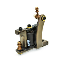 Pure Handmade CNC Cut Brass Tattoo Machine Guns