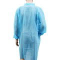 Bata de aislamiento de camisa de laboratorio impermeable a prueba de polvo