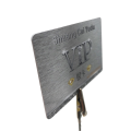 RFID Customized Plastic Silver PVC Smart  Cards