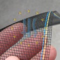 Malla de alambre de fuego de fibra de vidrio a prueba de polvo de color negro
