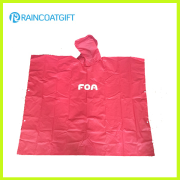 Logo personnalisé Printed EVA Rain Poncho (RVC0817-01)