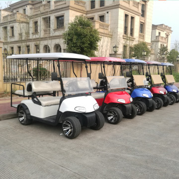 Carrinho de golfe Ezgo para 4 pessoas com energia elétrica