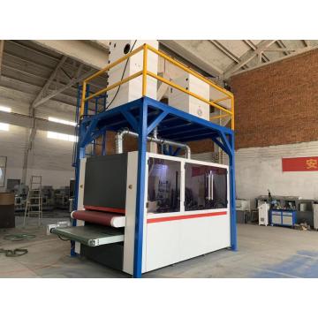 Automatic flat sheet metal chamfering machine