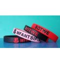 Pulseira de silicone impermeável Wristband Soft (GZHY-SW-009)