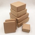 Gold Eyelash Packaging Box Wholesale Custom Kraft Paper