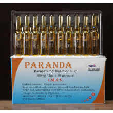 300mg / 2ml, 375mg / 3ml, 600mg / 5ml, 750mg / 5ml injizierbares Paracetamol