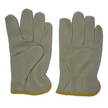 Pig Leather Wing Thumb Safety Machanist Working Gloves