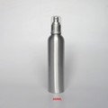 Bouteille de shampooing en aluminium argenté de haute qualité de 150 ml, bouteille de pompe en aluminium pour emballage cosmétique