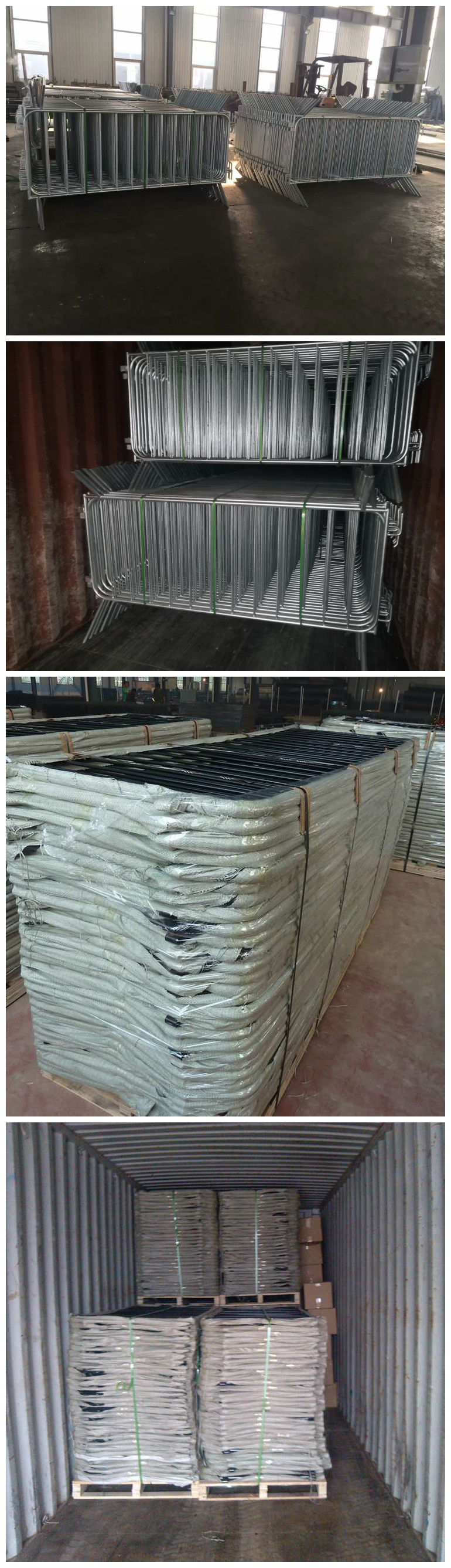 Removable Galvanized Crowd Control Barrier