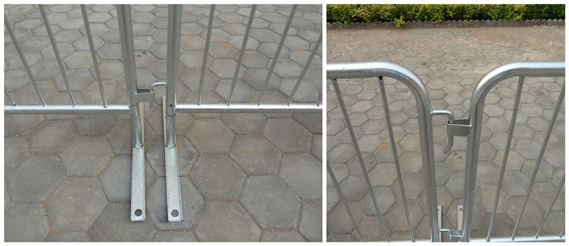 Removable Galvanized Crowd Control Barrier