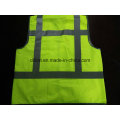 Safety Vest Flu Y Yellow Standard 100% Polyester