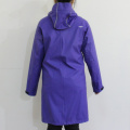 Vestido con capucha impermeable de la PU impermeable