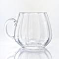 transparent glass coffee mugs with handle