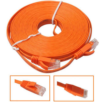 Cable de latiguillo plano Ultra Ethernet CAT5E