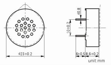 FBMMB2386-1 piezo buzzer