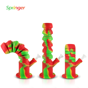 11.6" Springer Collapsible Silicone Water Pipe