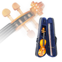 Customized high-quality satin brown hand-painted violin