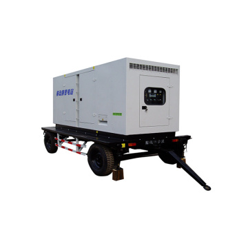 Water Cooling 150kw-200kw Soundproof Mobile Trailer Genset