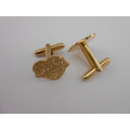 Praça quadrados promocionais Stampe Metal Cufflinks (GZHY-XK-011)