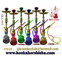 Hot Selling One Pipe Luxury zinc alloy Large Hookah