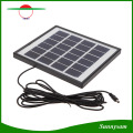 Mini Solar Power System with LED Spotlight Solar Home Kit with Detached Solar Panel with USB Port for Mobile Charge