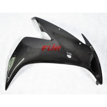 Pièces de fibres de carbone pour motocycles Panneau latéral (L) pour Yamha R1 04-06