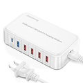 Popular multi port usb chargers 5V2.4A usb adapter