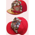 Quality cotton fashion spiked fitted cap hat