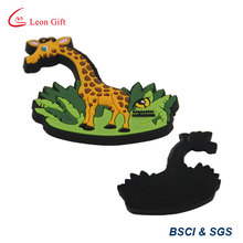 Cadeau de promotion de gros aimant en PVC girafe (LM1781)