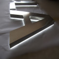 Stainless Steel LED Illumimated Reverse Channel Letters