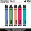 MR FOG MAX PRO 2000 PUFFS FRAMBUESA FRESA