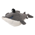 Animal farci de requin en peluche de 18 cm