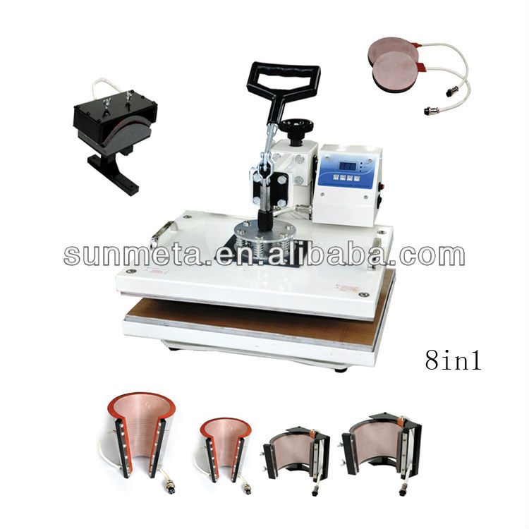 8in1 Large Flat Heat Press Machine Price