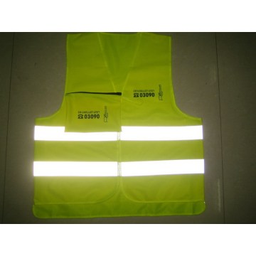 Gilet de sécurité à LED réfléchissant avec CE En13356 pour le sport