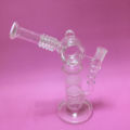 New Design Glass Water Pipes Oil Rig with Colorful Lips