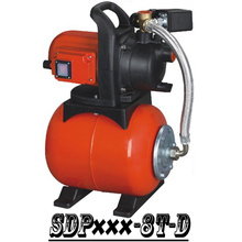 (SDP600-8T-D) Household Self-Priming Jet Garden Booster Water Pump with Tank