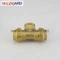 Brass Fitting of PE Female Tee