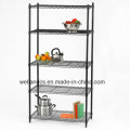 5 gradas de polvo cubierto de metal de metales Wire Shelving (LD9035180A5E)