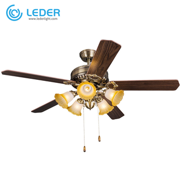 Ventiladores com abajur LEDER de cabeceira