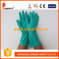 Green Nitrile Industry Gloves with Unlined DHL446